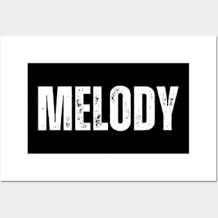 Melody Name Gift Birthday Holiday Anniversary Posters and Art